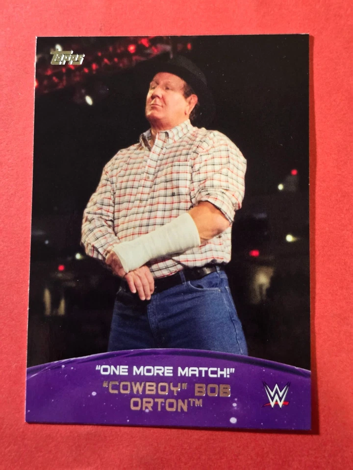 2015 Topps WWE Crowd Chants One More Match #1 "Cowboy" Bob Orton, cd1 - Image 1 of 3