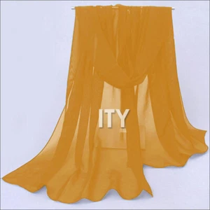 Chiffon Veils Belly Dance Scarf Neckerchief Hijab Tribal VOILE Bollywood Costume - Picture 1 of 26