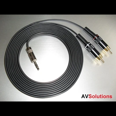 B&O iPod iPad iPhone MP3 PC TV to Bang & Olufsen BeoLab Speakers RCA LINE - 3 M - Image 1 of 4