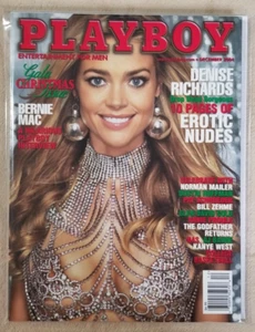 PLAYBOY MAGAZINE DECEMBER 2004 DENISE RICHARDS BAGGED & BOARDED L@@K - Picture 1 of 4