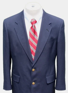 HART SCHAFFNER MARX Herren Blazer 40R Wolle Navy Sport Mantel Goldknopf Anzugjacke - Bild 1 von 11