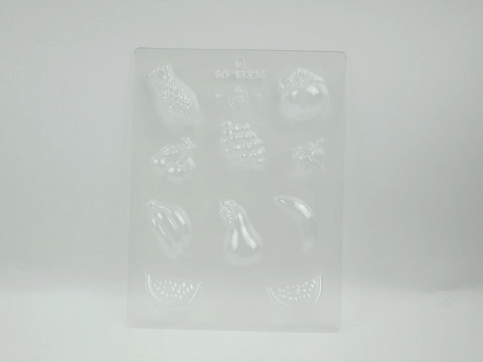 Конфетная форма различных фруктовых форм 9 дизайнов прозрачные пластиковые изделия CK 90-13326 - Изображение 1 из 4