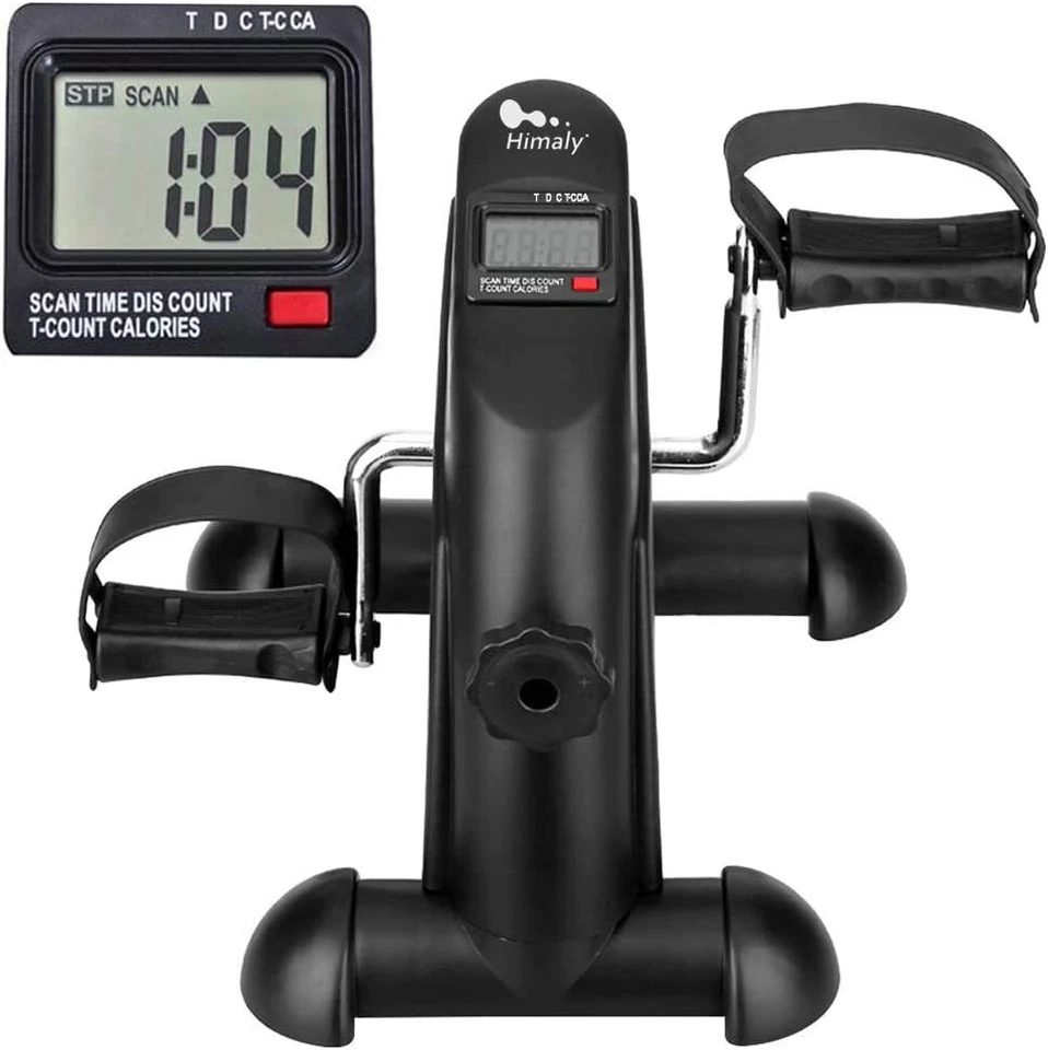 Mini Exercise Bike Pedal Exerciser For Arm&Leg Exercise W/LCD Display Under Desk - Image 1 of 4