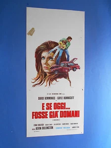 LOCANDINA E SE OGGI FOSSE GIà DOMANI DAVID HEMMINGS A3 - Imagen 1 de 1