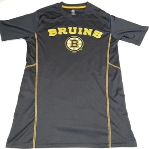 Camisa Boston Bruins Para Hombres Mediana Negra NHL Hockey Auténtica Profesional Manga Corta Logo - Imagen 1 de 8