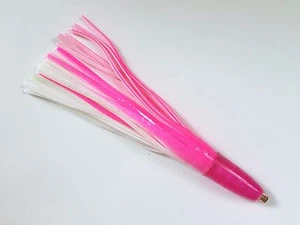 TACKLEWORKS 7" VERDE MACCHINA STILE PESCA TROLLLURE TONNO MARLIN - ROSA/BIANCO - Foto 1 di 1