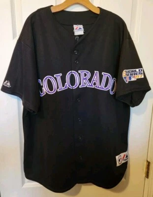 科罗拉多落基山脉特洛伊图洛维茨基2007年世界系列黑色雄伟球衣  — 第 1/4 张图片