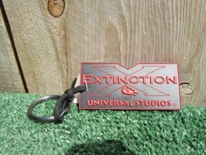 Vintage 1996 Universal Studios Jurassic Park Extinction Keychain - Picture 1 of 4