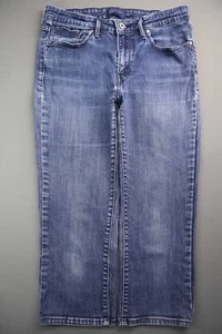 Women's 2011 Levi's Demi Curve Classic Jeans Capri Stretch Distressed Sz 10/30  - Picture 1 of 10
