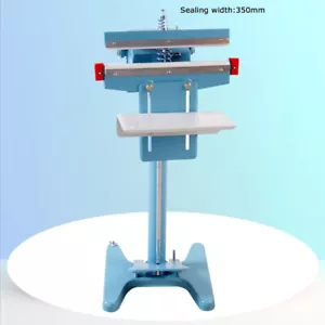 110V 14"-32" Foot Pedal Impulse Sealer Plastic Bag Pouch Cutting Sealing Machine - Picture 1 of 6