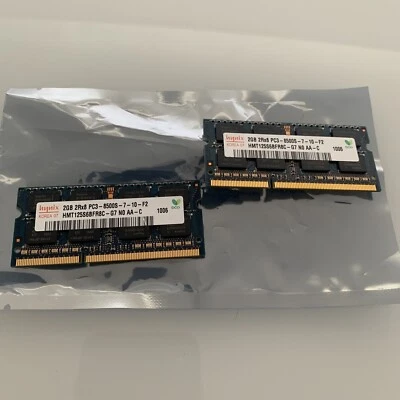 2GB 4GB1066Mhz DDR3 RAM Memory PC3-8500S 8500 For Laptop Apple Macbook PRO - Image 1 of 3