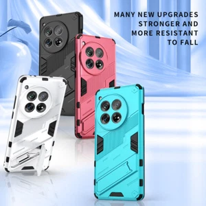For OnePlus 12, Luxury Shockproof Hybrid Armor KickStand Hard Dual Case Cover - Picture 1 of 24