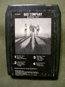 BAD COMPANY BURNIN SKY 1976 8 TRACK SWAN SONG SWS TP 8500 - Picture 1 of 4