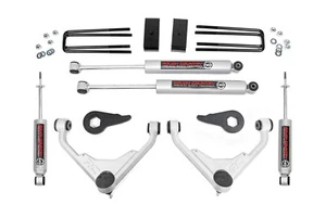 Rough Country 3" Lift Kit w/ N3 Shocks for 01-10 Silverado Sierra 2500HD 3500HD - Picture 1 of 9