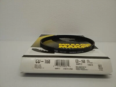 CD-168 Mileage Maker Automotive Engine Timing Belt Made In USA - Image 1 of 3