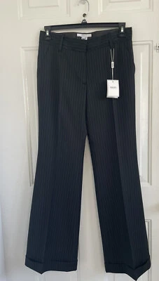 Pantalones de lana a rayas de pino Gant talla 10 Foto 1 de 4