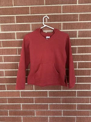 Columbia Sportwear Sudadera con Capucha Top Cuello en V Canguro Bolsillos Rojo Para Mujer Talla Pequeña Foto 1 de 4