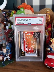 2023 TOPPS Now NHL Stickers #144 CONNOR BEDARD Rookie RC PSA 9🏒🥅 - Picture 1 of 5