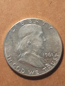 Medio dólar Franklin 1961 - Imagen 1 de 2