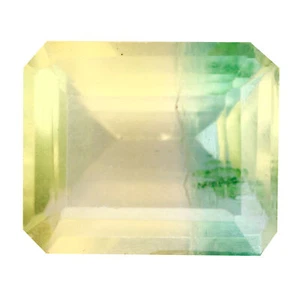 6.55Ct OCtagan 11.95 X 9.91 X 6.33 MM Bi Color Natural Bi-color Fluorite - Picture 1 of 5
