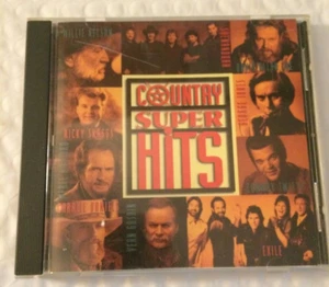 Country Super Hits CD ~USED~1994 Willie Nelson~Conway Twitty~Exile~Shenandoah - Foto 1 di 4