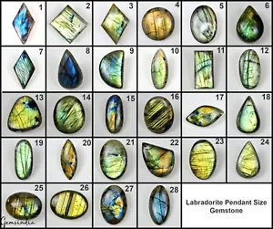 1630 Karat natürlicher unbehandelter Multi Glanz Labradorit Mix Cabochon lose Edelsteine Lot - Bild 1 von 6