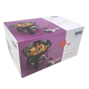 Gusseisen Wok JOY Mini Wokset 18 cm Tischwok Rechaud Pastenbrenner klein - Bild 1 von 5
