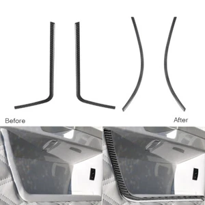 4Pcs Carbon Fiber Interior Door Storage Box Panel Cover For Chrysler 300 2005-07 - Picture 1 of 12