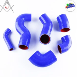 Kit azul para Fiat Coupé T20 Kit de mangueras de refrigerante intercooler de silicona 6 piezas - Imagen 1 de 3