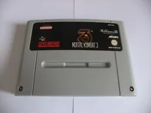 MORTAL KOMBAT 3 SUPER NINTENDO / SNES GAME - Picture 1 of 3