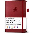 Clever Fox Password Book with alphabetical tabs. Internet Address Organizer L...