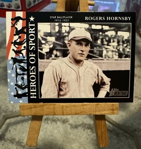 RARE 2009 TOPPS HERITAGE ROGER HORNSBY 1915-1937 * INSERT BASEBALL CARD #HS-16 - Picture 1 of 3