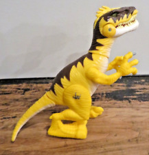Jurassic World Velociraptor Dinosaur JW Yellow Light Up Eyes Sounds Toy - Tested