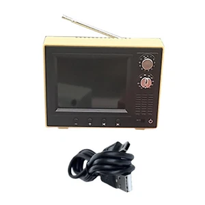 1:12 Miniature Doll Furniture Retro TV Player Television 8GB Mini Toy For Kid ss - Picture 1 of 8