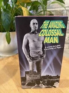 The Amazing Colossal Man 1957 VHS 1993 Black & White Cult Horror Sci-Fi B-Movie - Bild 1 von 9