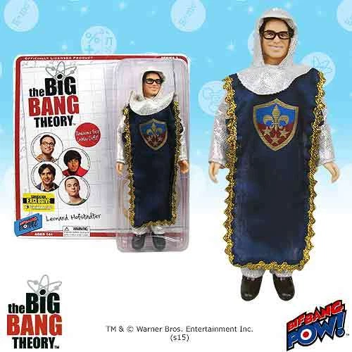 SDCC 2014 EE Exclusivo: The Big Bang Theory 8" Figura CABALLERO LEONARD RENACENTISTA Foto 1 de 4