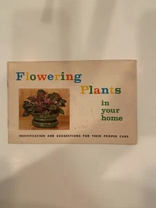 Blühende Pflanzen im Zuhause Heft gedruckt in 1960 Farbfotos - Bild 1 von 3