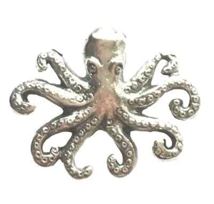 Römischer Oktopus handgefertigt in Zinn Anstecknadel Abzeichen mit einer ROCTPIN - Bild 1 von 4