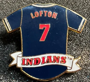 CLEVELAND INDIANS KENNY LOFTON VISITANTE CAMISETA AZUL COLECCIONISTA MLB PIN - Imagen 1 de 1