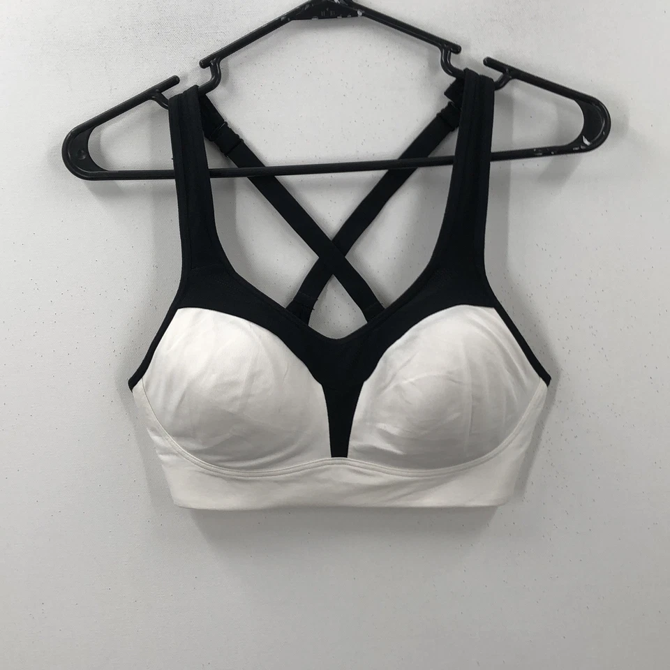 Sujetador Champion para mujer negro blanco correa ajustable espalda deportiva incorporado con curvas talla 26 Foto 1 de 4