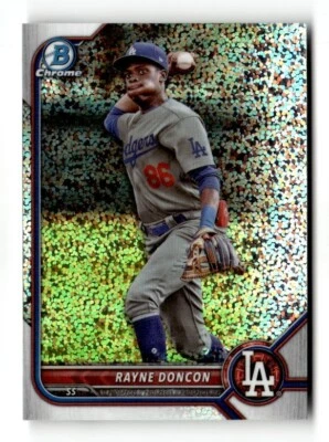 2022 Bowman Chrome Speckle Refractor #BDC-188 Rayne Doncon - Image 1 of 2