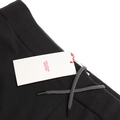 Pantalones Cortos Orlebar Marrón Nuevo con Etiquetas Talla L EE. UU. En Mezcla de Lana Negro Sólido Logsden Foto 1 de 4