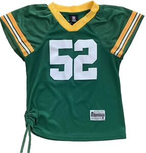 Green Bay Packers Clay Mathews #52 Football Jersey NFL Womens Size Small Reebok