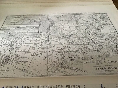 VINTAGE SEA CHART / NAUTICAL MAP 1961 - YEALM RIVER  - To Frame? - Image 1 of 2