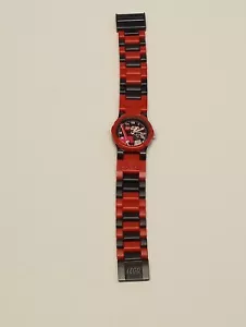 Darth Vader Lego Watch Kids Red Black Star Wars Collectable New Battery - Picture 1 of 6