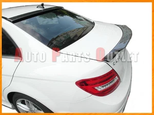 08-14 M-BENZ 4Dr C250 C350 W204 Carbon Fiber V-Type Trunk Wing + OE Roof Spoiler - Picture 1 of 2