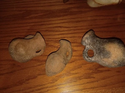 Juego de 3 jarras antiguas de terracota de la Edad del Hierro de Judea Niki  Foto 1 de 4