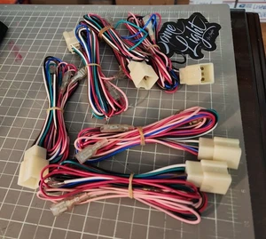 ⭐6 LOT⚡9-Pin 7-Wire Male MOLEX Car Stereo Install HARNESS⚡Vintage KRACO NEW - Picture 1 of 4