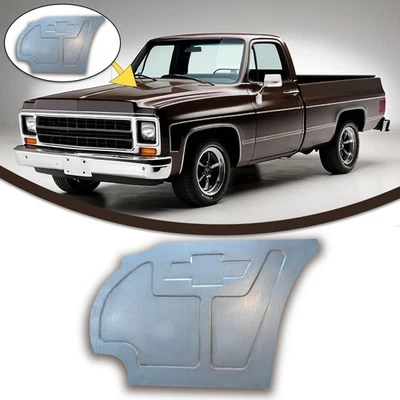 Passenger Side Firewall Filler Panel W/ Chevy Bowtie Fits 1973-1987 Chevy C-10 - Image 1 of 2