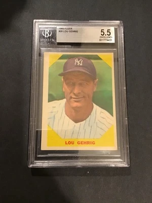 1960 Fleer Lou Gehrig No28 BGS 5.5 Yankees - Изображение 1 из 2